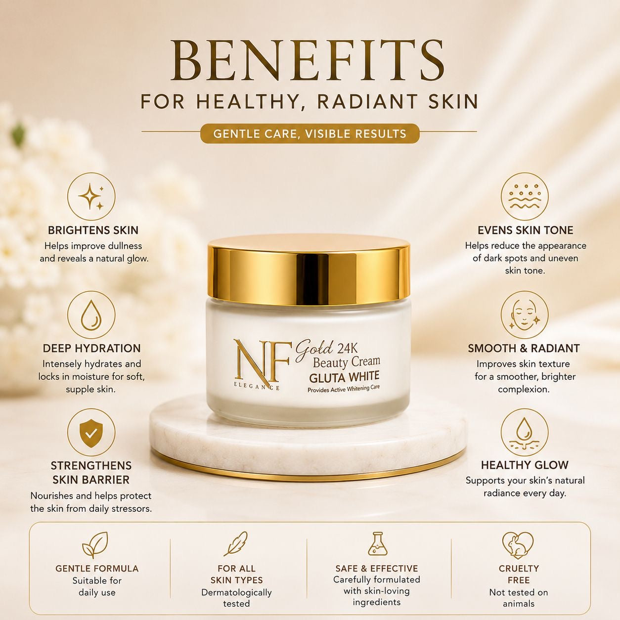 NF Elegance 24k Gold Beauty Cream