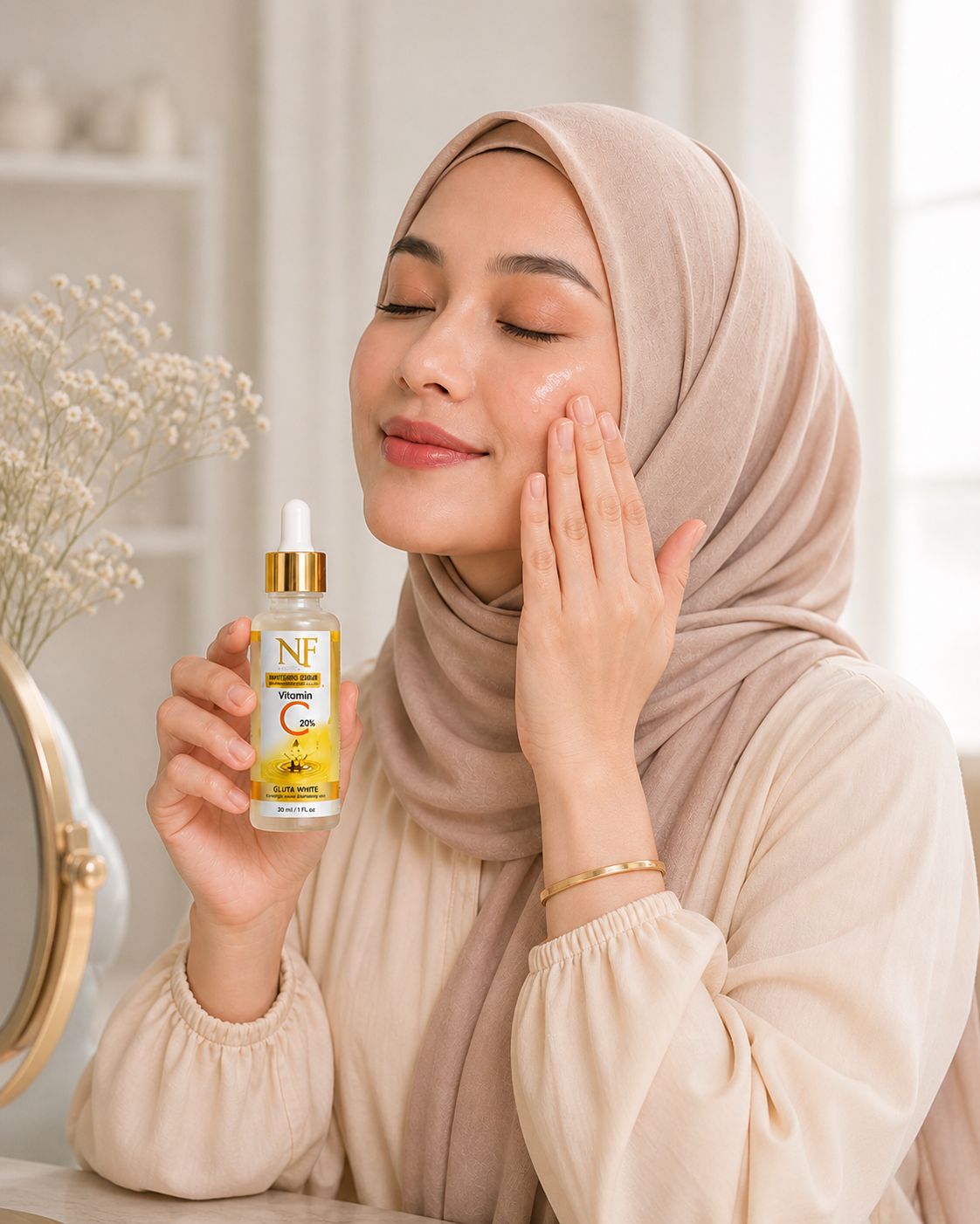 NF Elegance Skin Glow Boost Serum - Vitamin C + Hyaluronic Acid